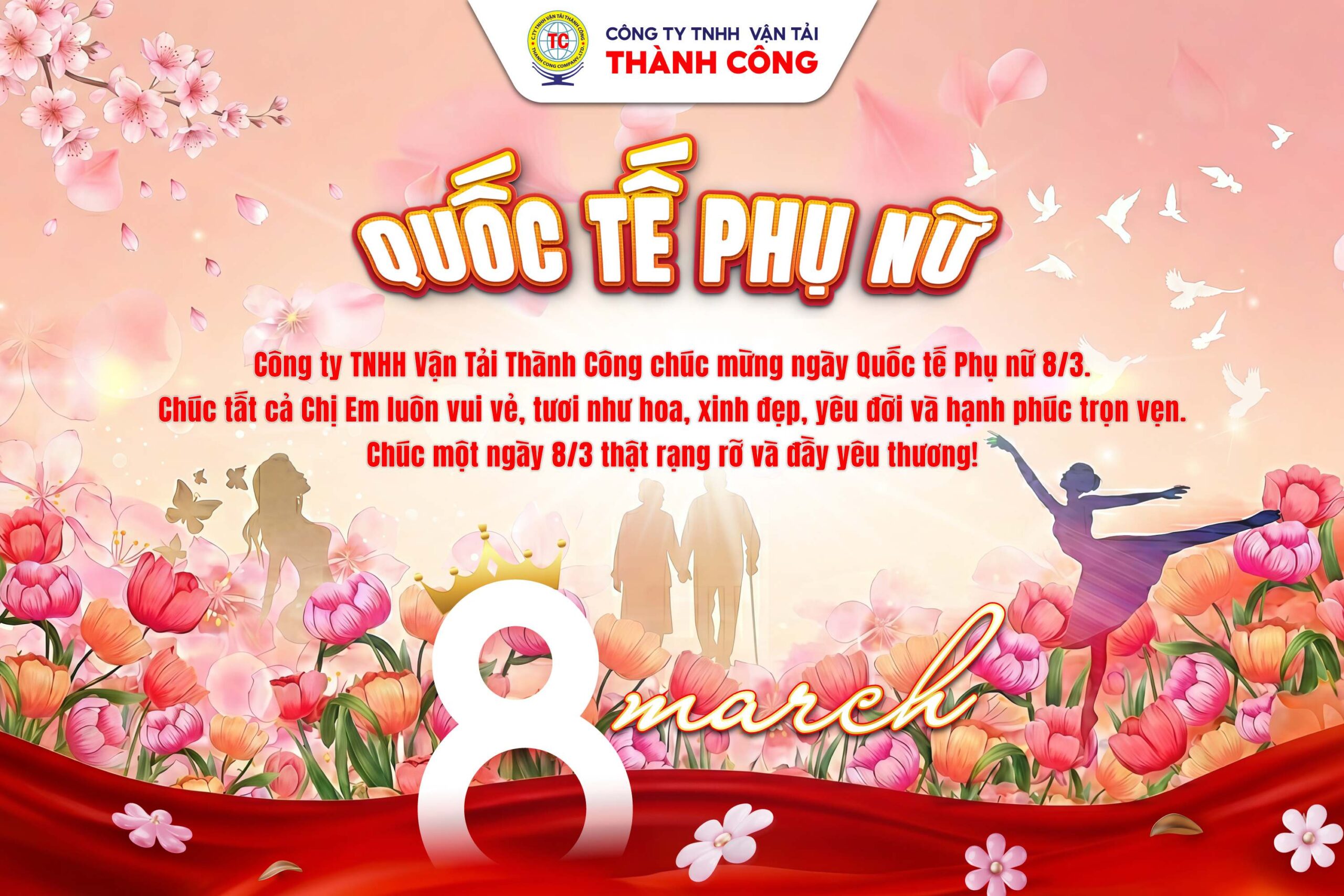 Chúc mừng quốc tế phụ nữ 2026