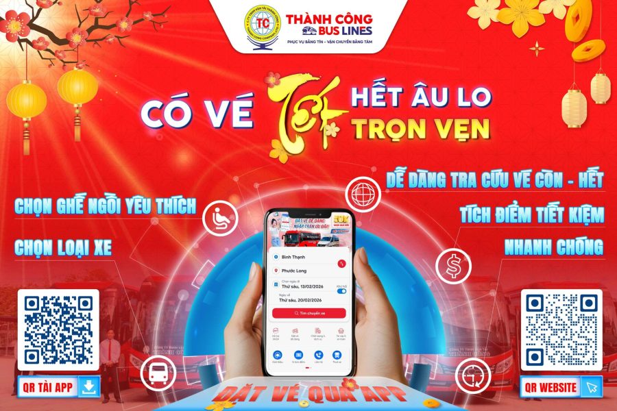 Đặt vé xe Tết