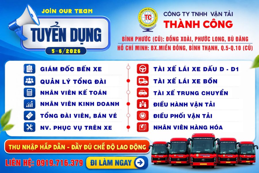 Thành công tuyển dụng 05 - 06/2026
