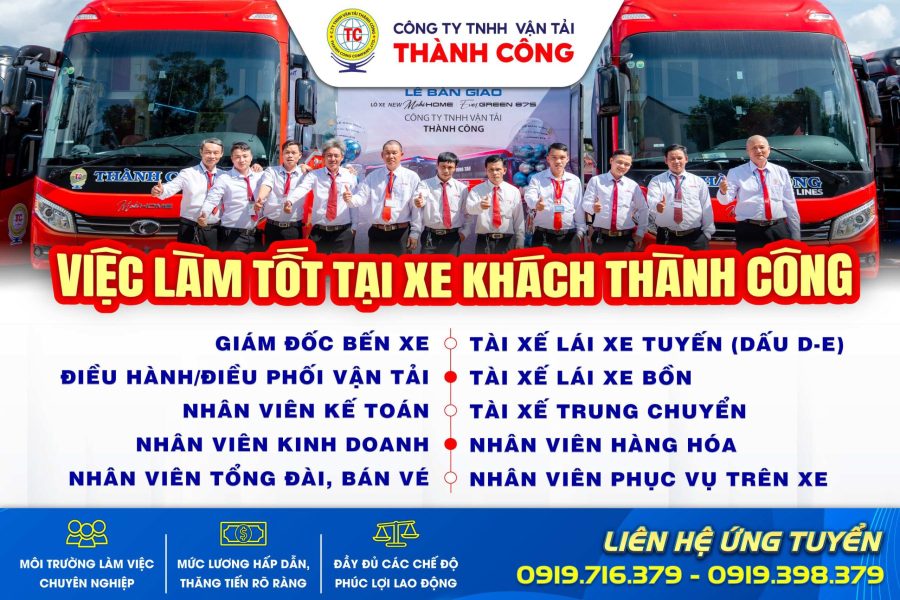 Việc làm tốt tại xe khách Thành Công